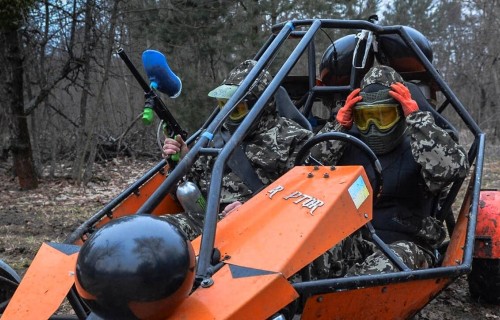 Фото, Пейнтбол на багі для чотирьох