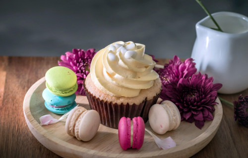 Фото, Мастер-класс приготовления капкейков и макарон для двоих