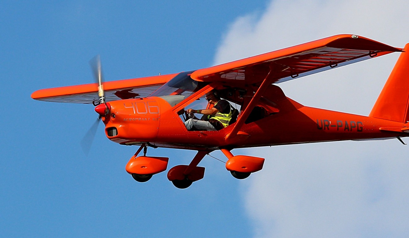 Пилотирование самолета Аэропракт 40-минут