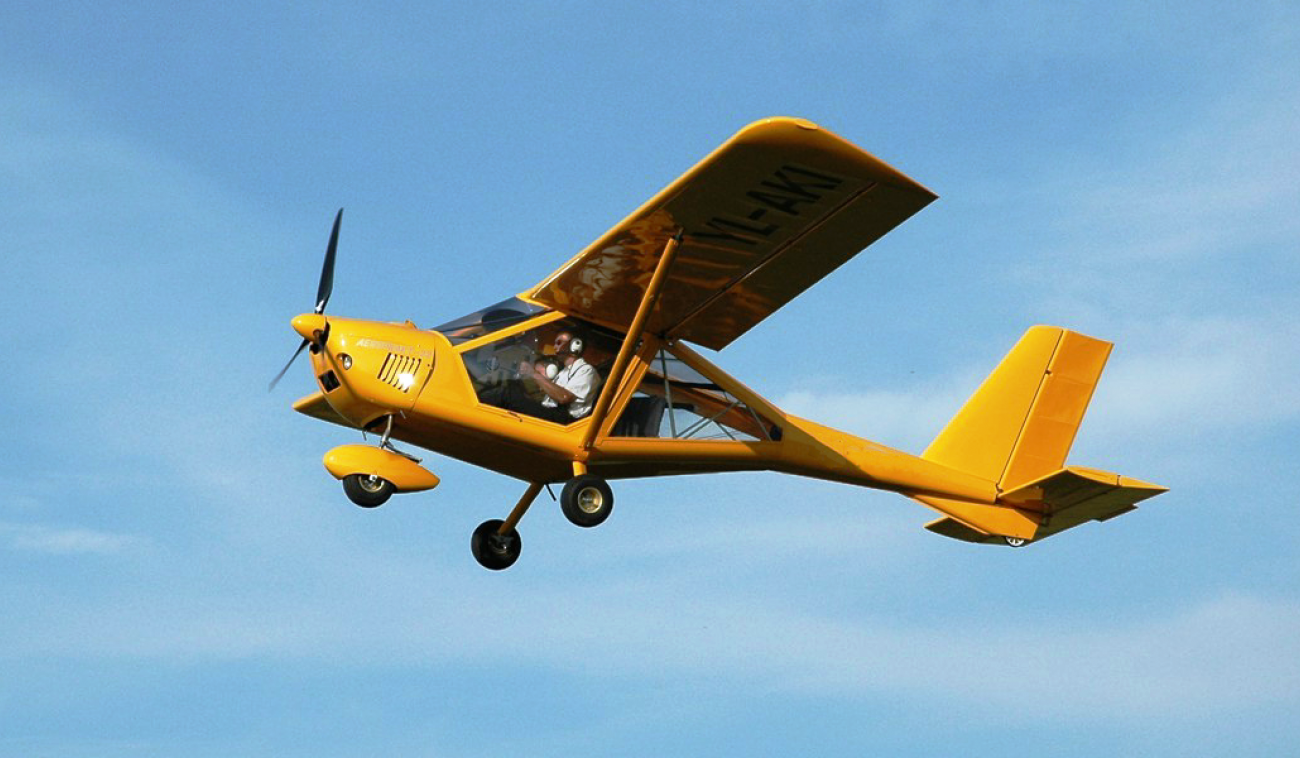 Пилотирование самолета Аэропракт 20-минут