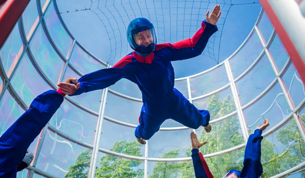 Полет в Аэротрубе на Чайке для троих