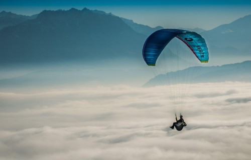Фото, Політ на параплані в тандемі з інструктором