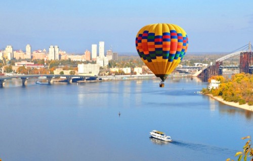Фото, Индивидуальный полет на воздушном шаре над Киевом