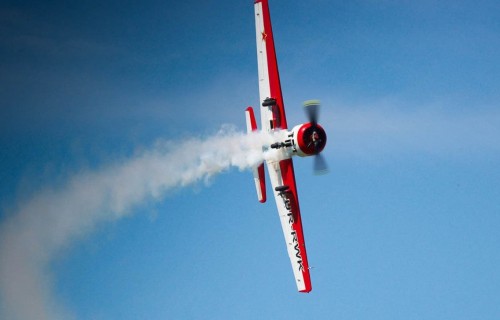 Фото, Екстремальний політ на літаку ЯК-52 з фігурами пілотажу 15-хвилин