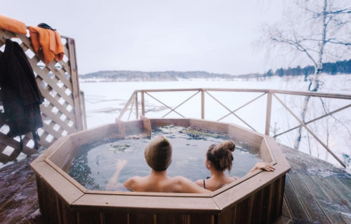 Фото, Купание в чане для двоих