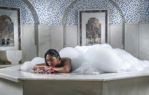 Фото, Турецький мильний масаж для двох