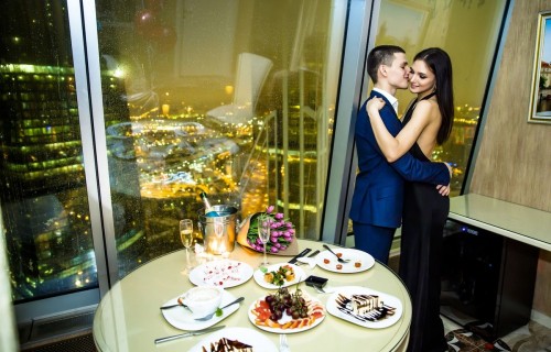 Фото, Романтична вечеря в ресторані на 23-поверсі для двох