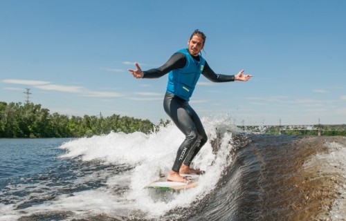 Фото, Вейксерфінг за катером