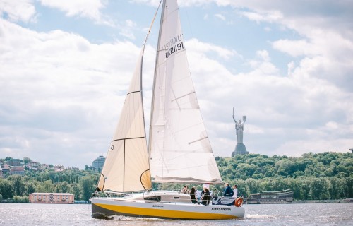 Фото, Прогулка на парусной яхте Aleksandra по Днепру